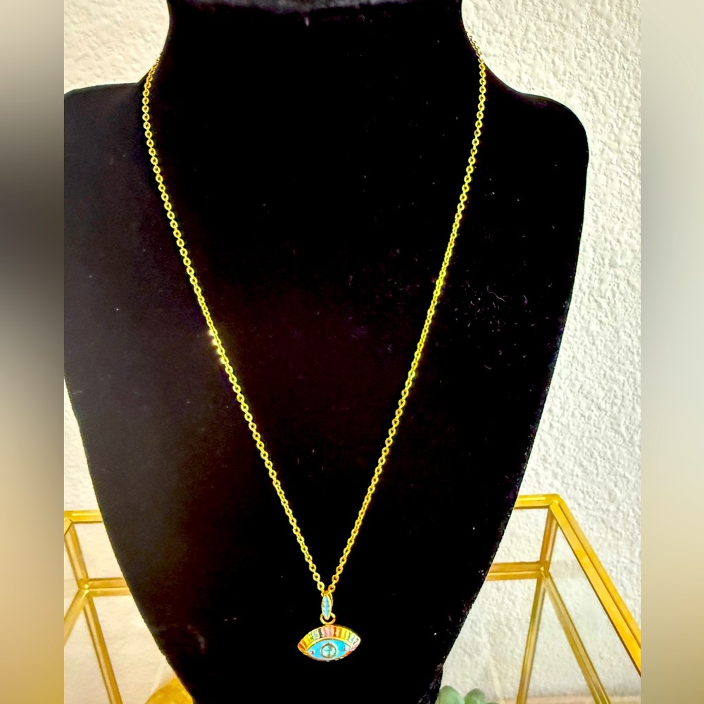 Ramla Rainbow Evil Eye Necklace